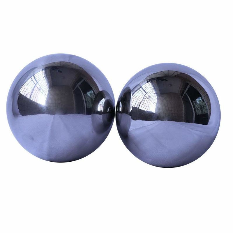 China Acero inoxidable hueco durable de la bola de acero que mira la esfera brillante del globo del espejo de la bola fábrica
