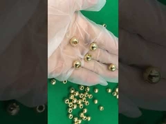 bola de acero con agujeros pasantes